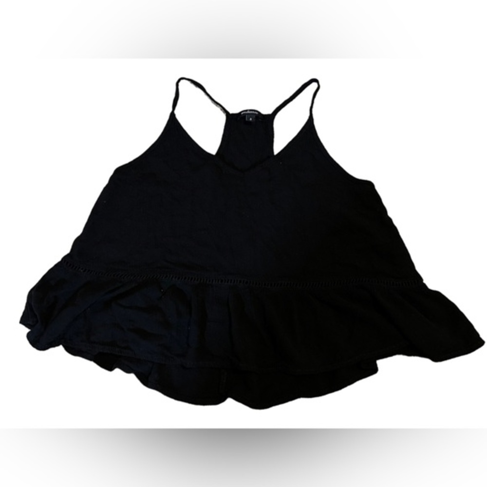 Black Flowy Tank